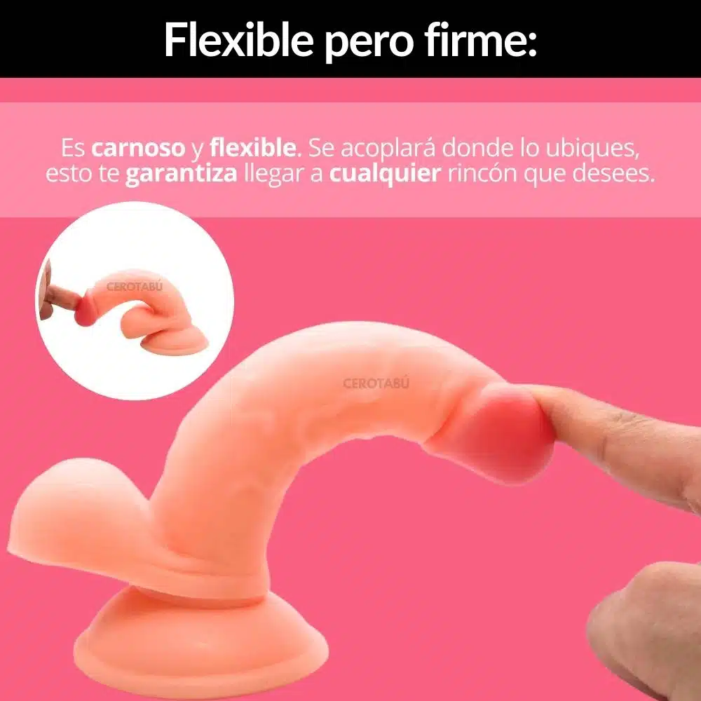 Dildo Realista Adherente 16 cm Julius - Imagen 5