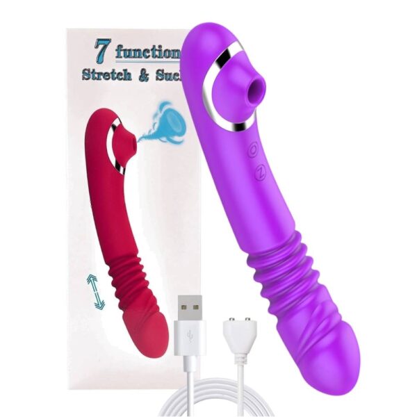 Vibrador Succionador Clítoris 2 En 1