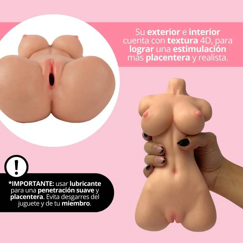 Vagina Realista Torso Madison - Imagen 4