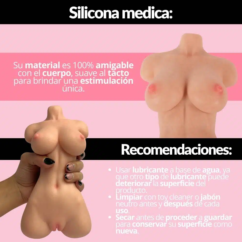Vagina Realista Torso Madison - Imagen 5