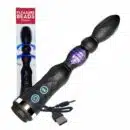 Vibrador Anal Con Perlas Recargable