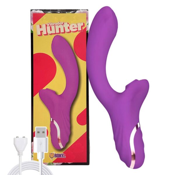 Vibrador Doble Estimulacion Succionador