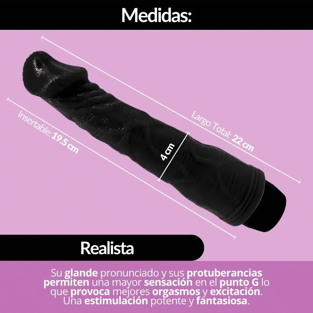 Vibrador Relista 22 cm Over - Imagen 5