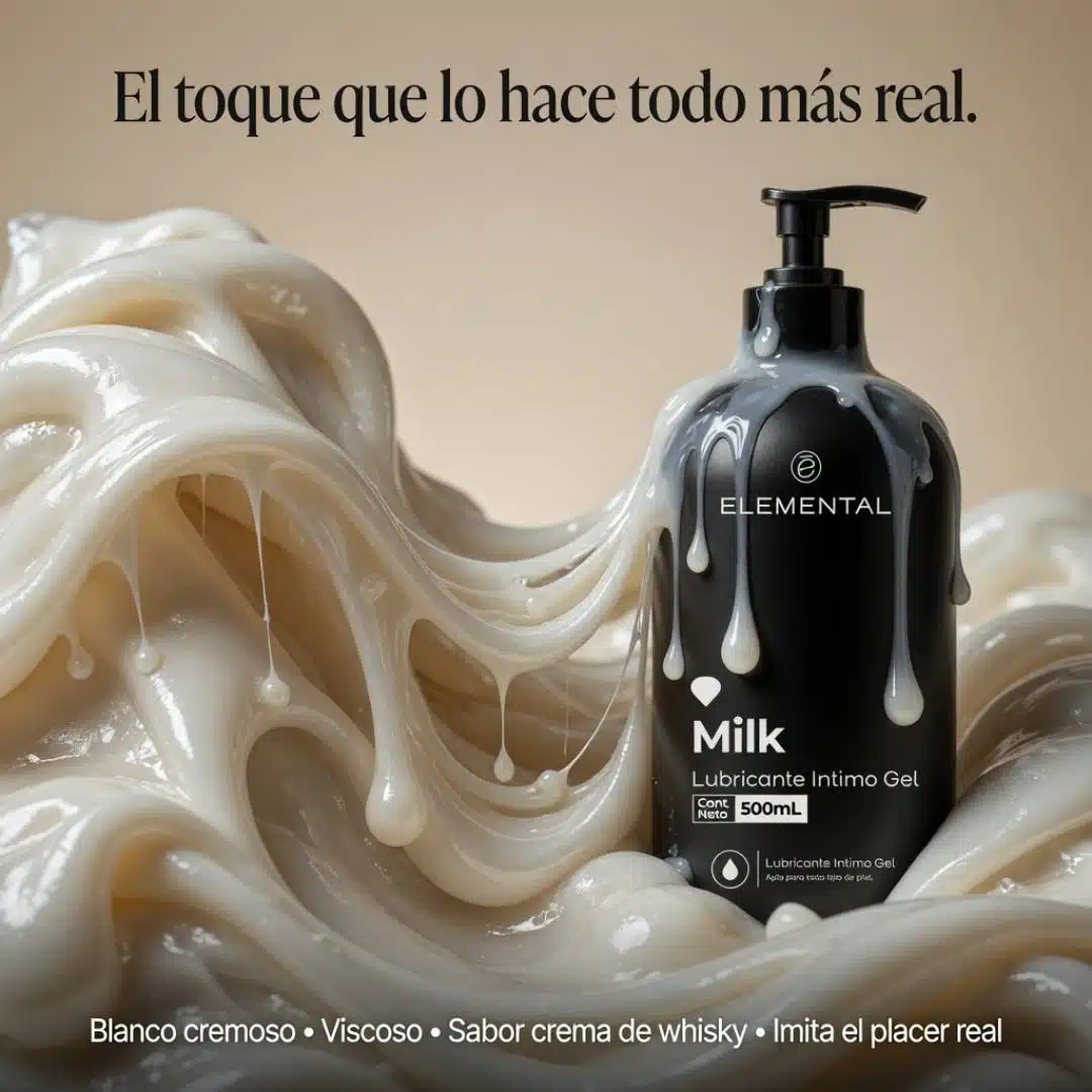 Lubricante Milk 500 mL Saborizado Elemental - Imagen 4