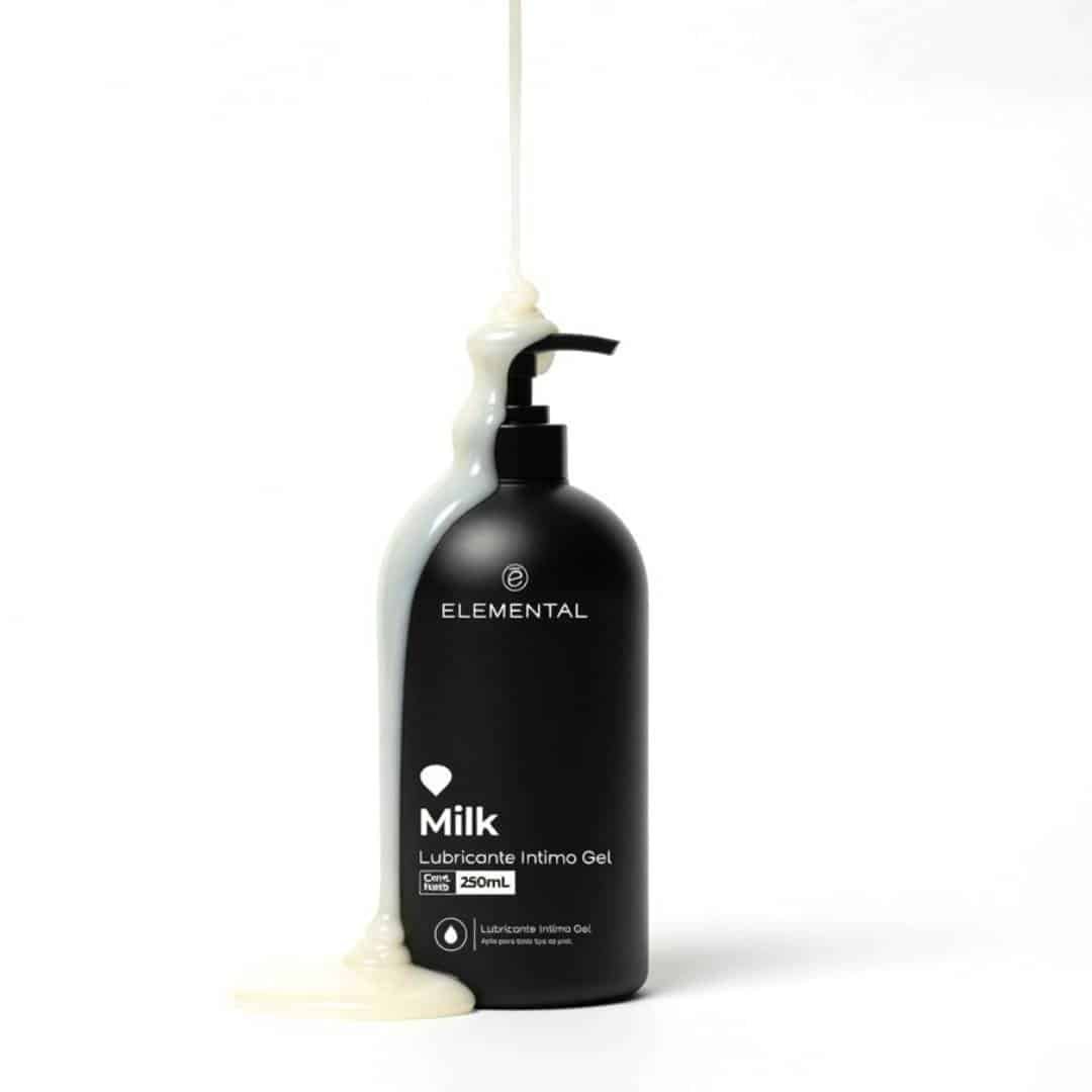 Lubricante Milk 250 mL Saborizado Elemental