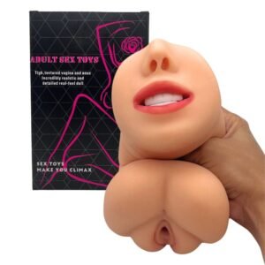 Masturbador 2 En 1 Vagina Boca