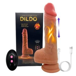 Vibrador Dildo Realista Sube Y Baja