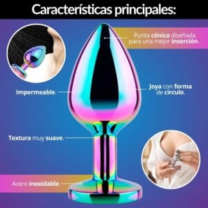 Plug Anal Tornasol Talla L