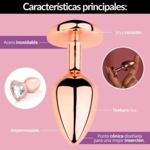 Plug Anal Joya Corazon